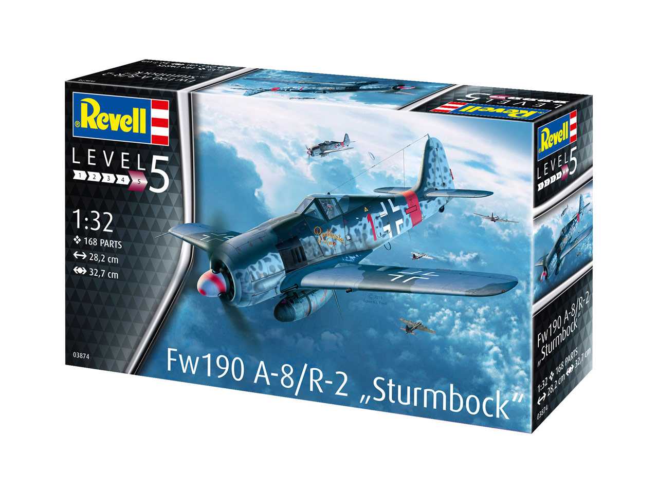 Plastic ModelKit letadlo 03874 - Fw190 A-8 "Sturmbock" (1:32)