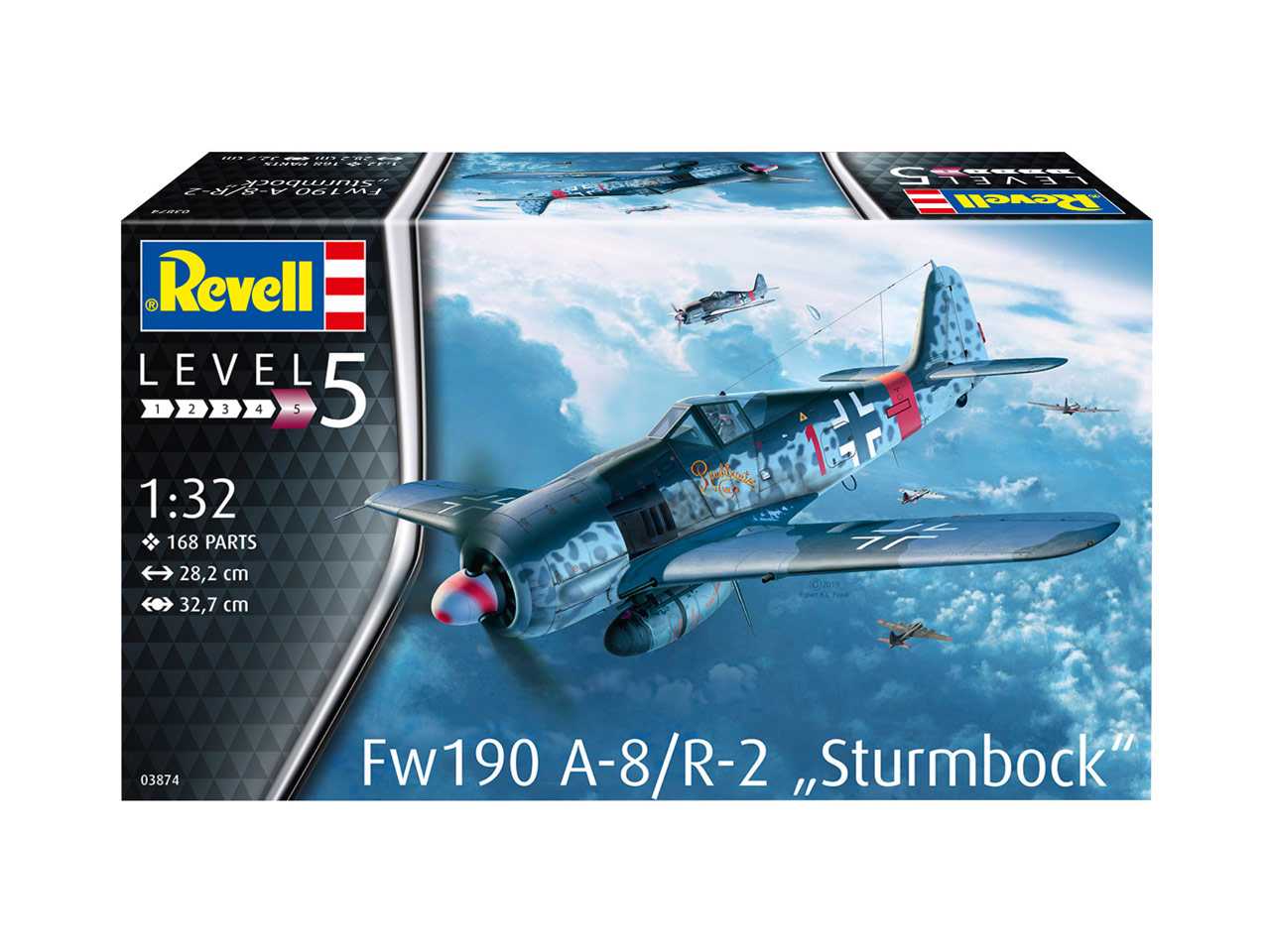 Plastic ModelKit letadlo 03874 - Fw190 A-8 "Sturmbock" (1:32)