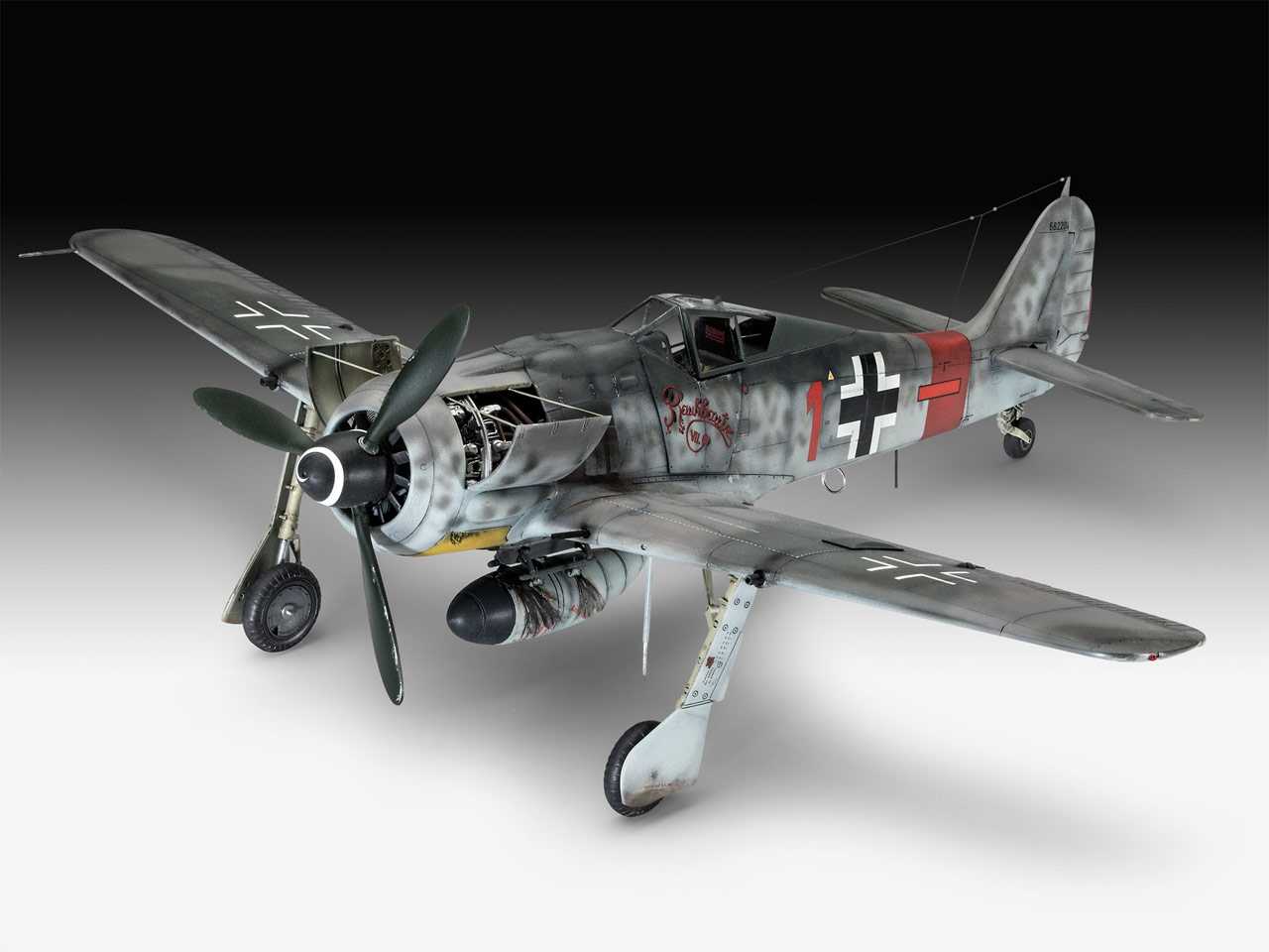 Plastic ModelKit letadlo 03874 - Fw190 A-8 "Sturmbock" (1:32)