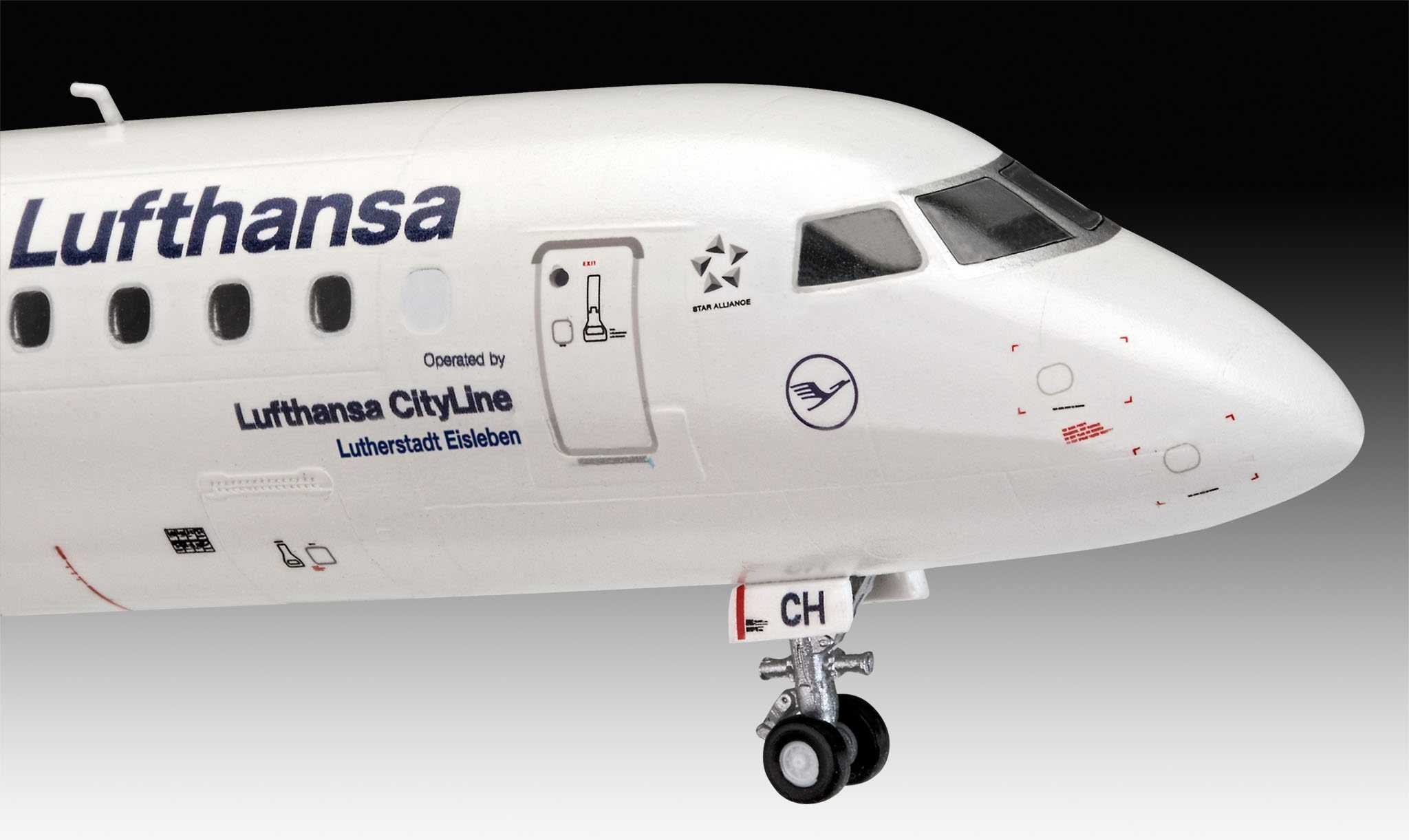 Plastic ModelKit letadlo 03883 - Embraer 190 Lufthansa New Livery (1:144)