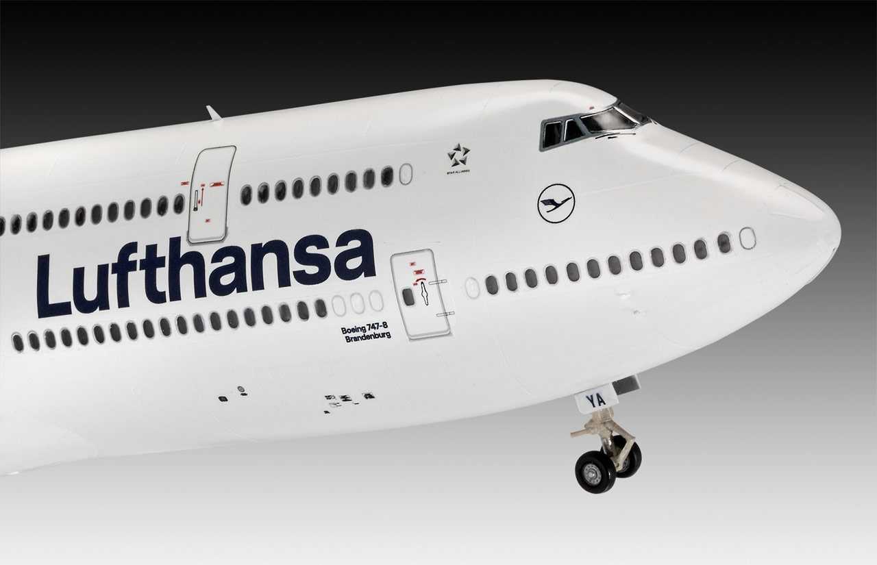 Plastic ModelKit letadlo 03891 - Boeing 747-8 Lufthansa "New Livery" (1:144)