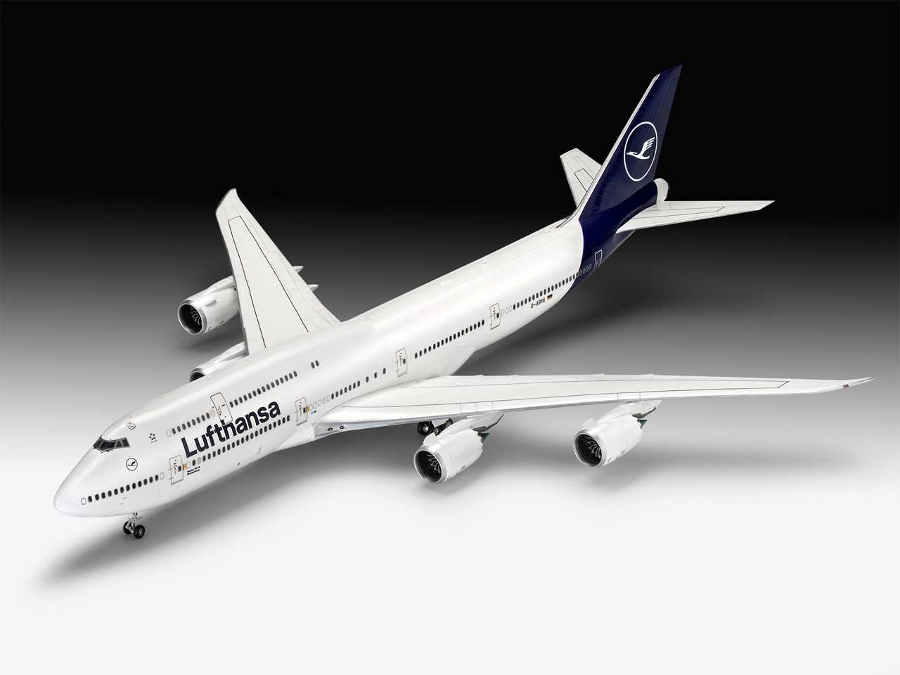 Plastic ModelKit letadlo 03891 - Boeing 747-8 Lufthansa "New Livery" (1:144)