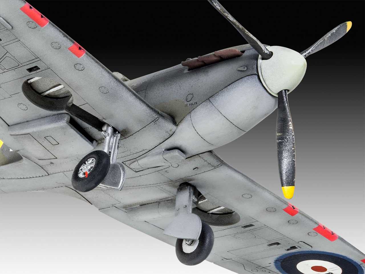 Plastic ModelKit letadlo 03953 - Spitfire Mk. IIa (1:72)