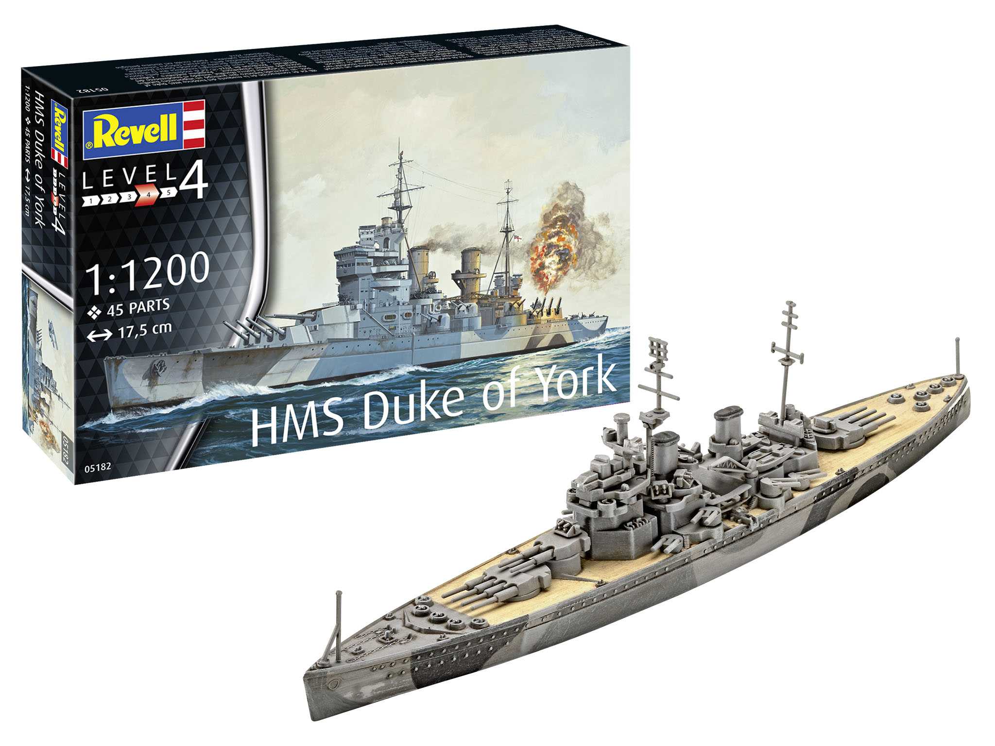 Plastic ModelKit loď 05182 - HMS Duke of York (1:1200)