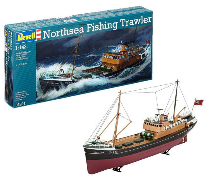 Plastic ModelKit loď 05204 - Northsea Fishing Trawler (1:142)