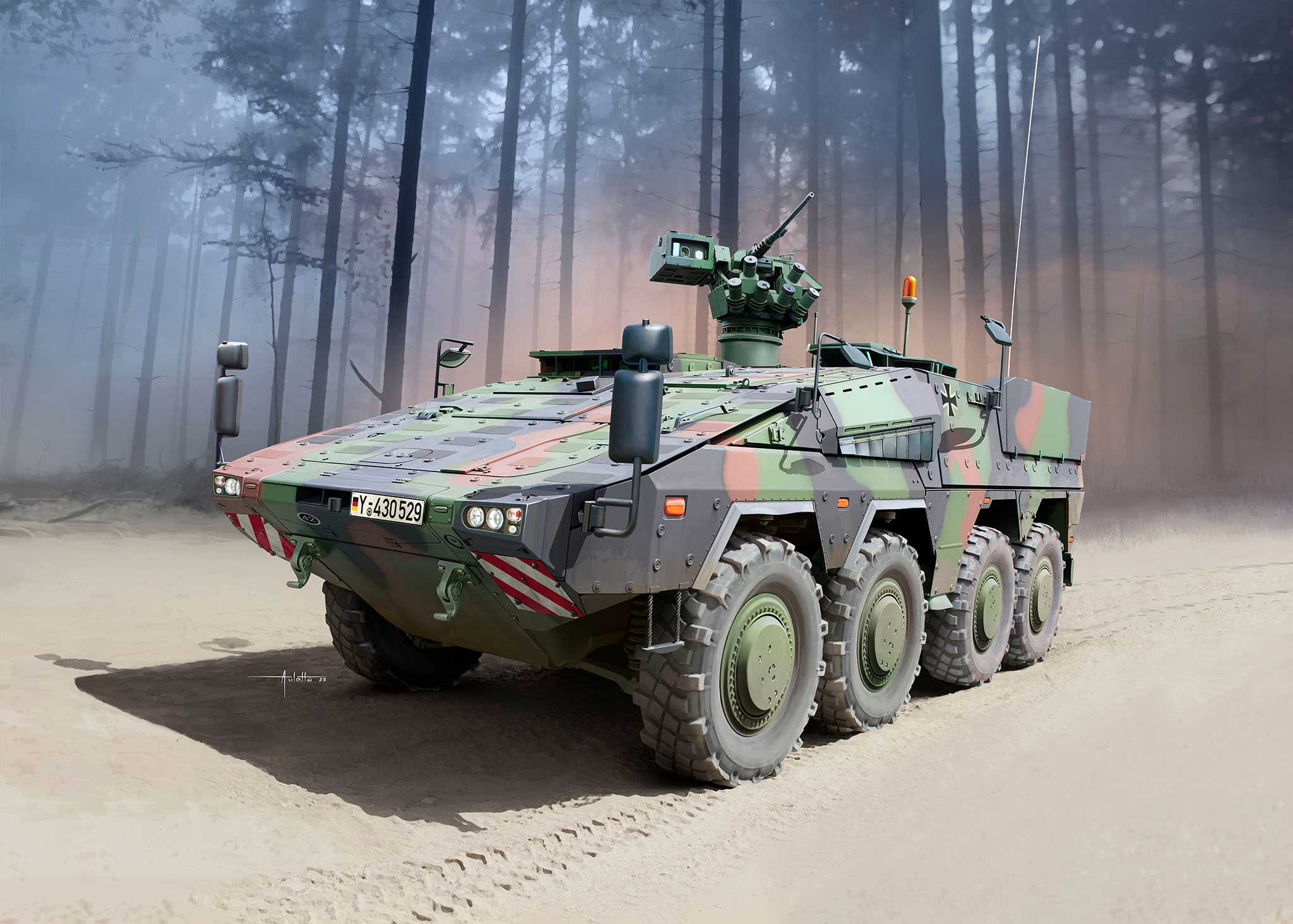Plastic ModelKit military 03343 - GTK Boxer GTFz (1:35)