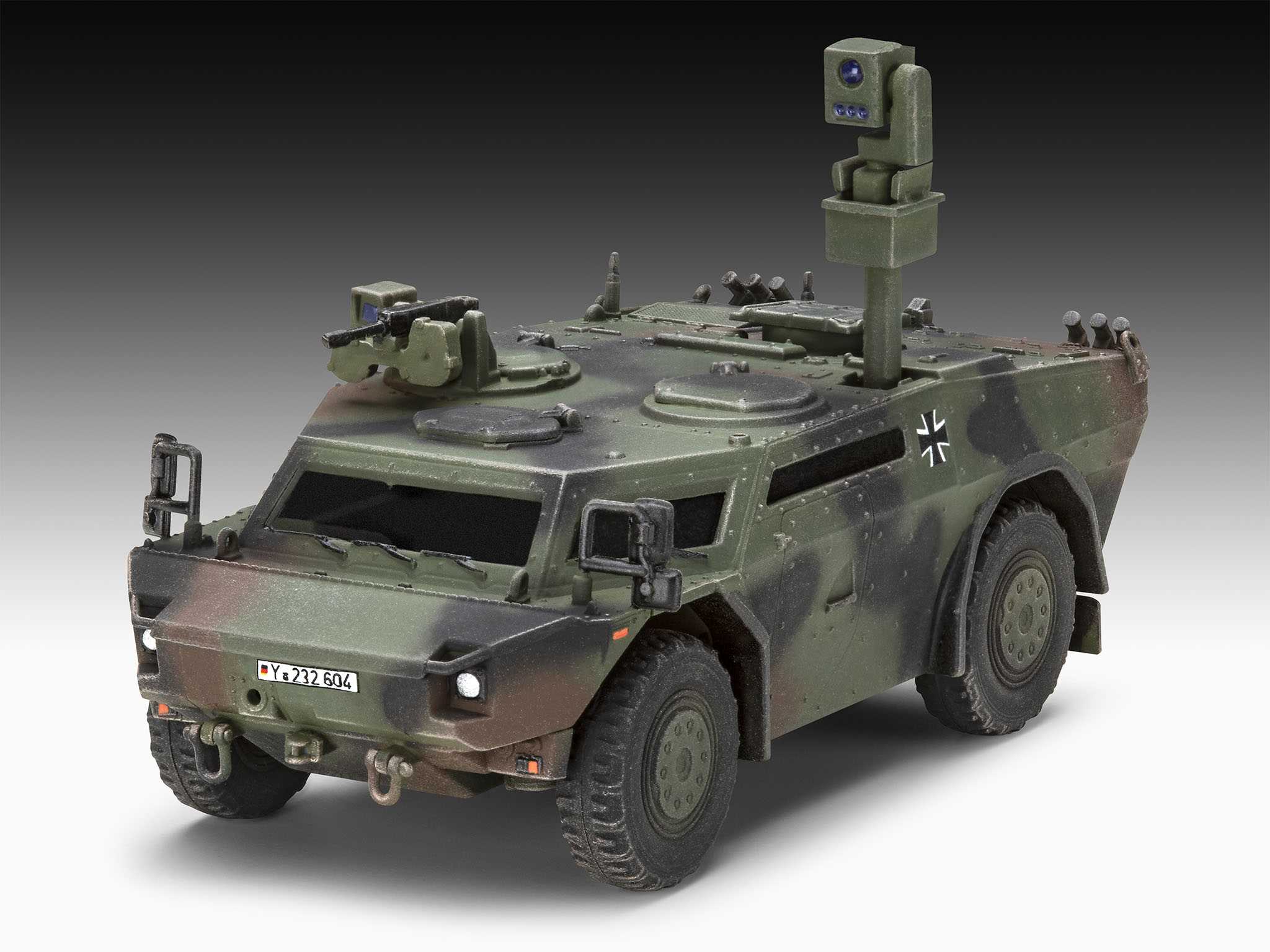 Plastic ModelKit military 03356 - Spähwagen Fennek (1:72)