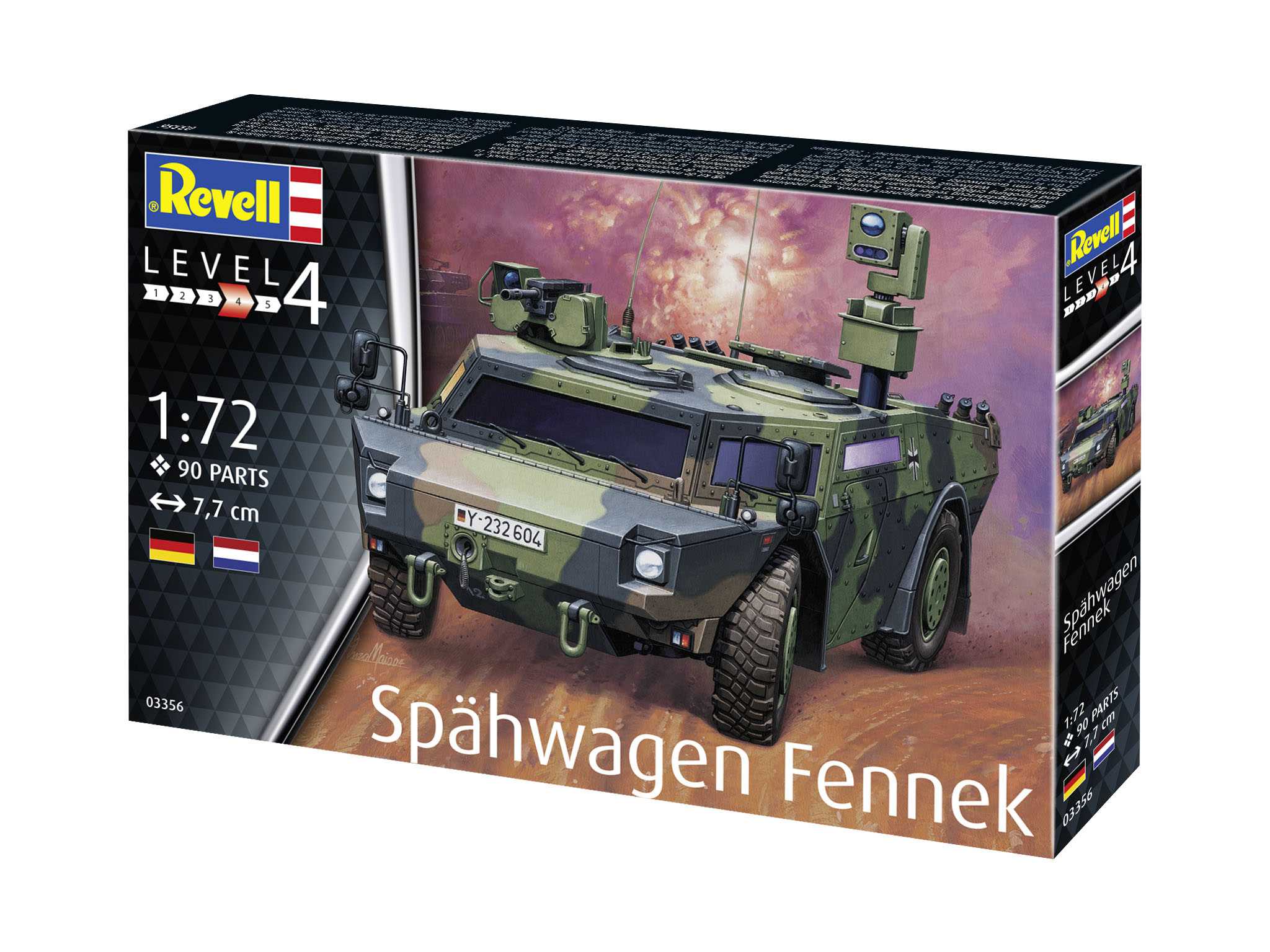 Plastic ModelKit military 03356 - Spähwagen Fennek (1:72)
