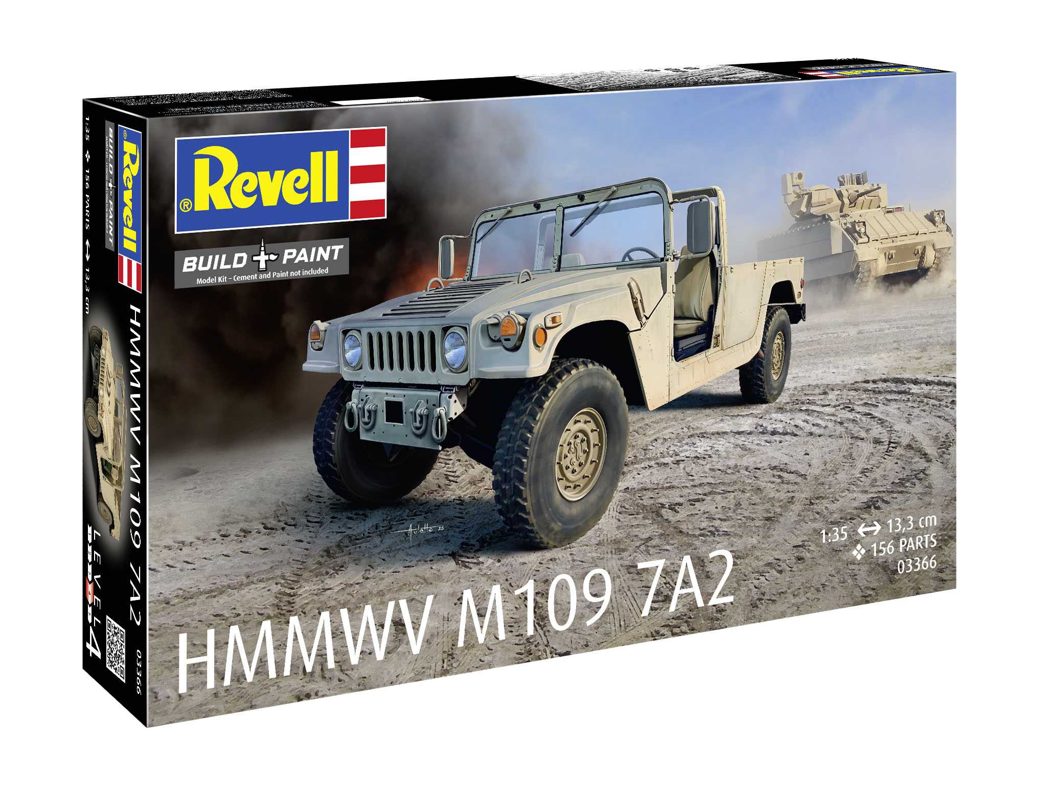 Plastic ModelKit military 03366 - HMMWV M1097A2 (1:35)