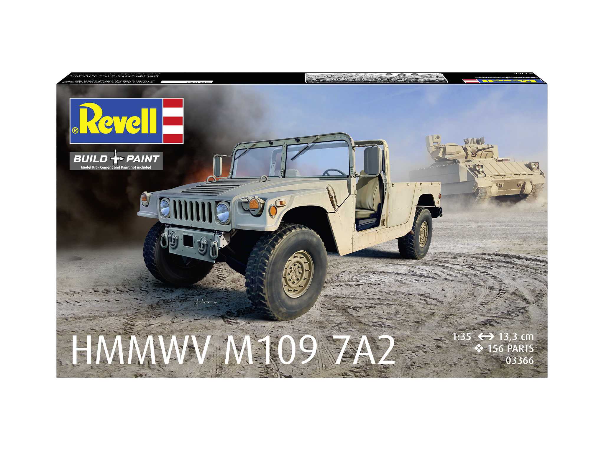Plastic ModelKit military 03366 - HMMWV M1097A2 (1:35)