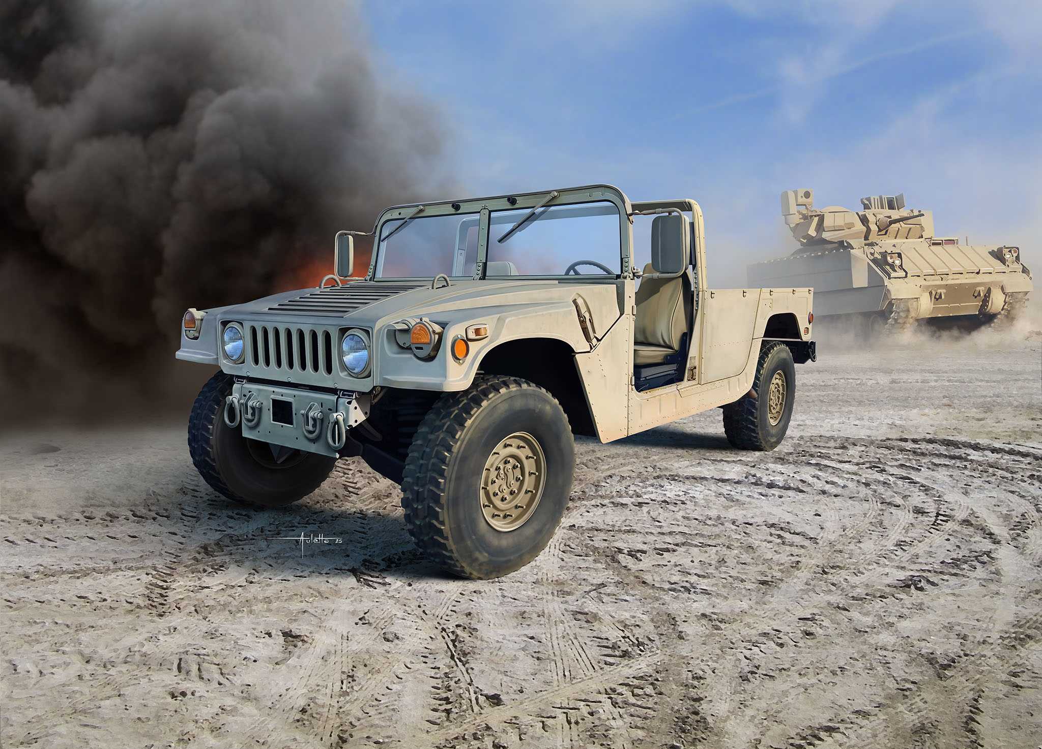 Plastic ModelKit military 03366 - HMMWV M1097A2 (1:35)