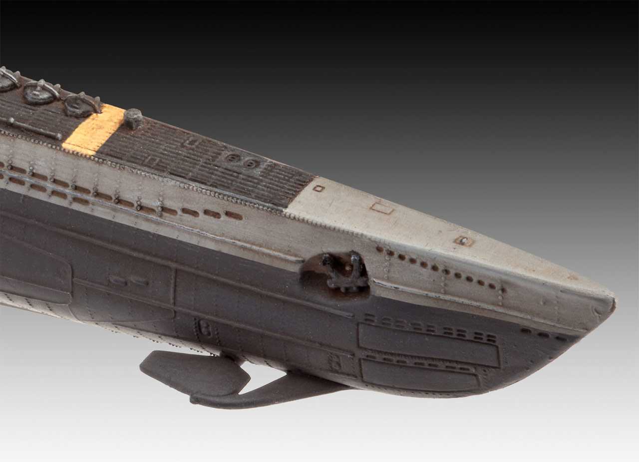 Plastic ModelKit ponorka 05154 - German Submarine Type VII C/41 (1:350)