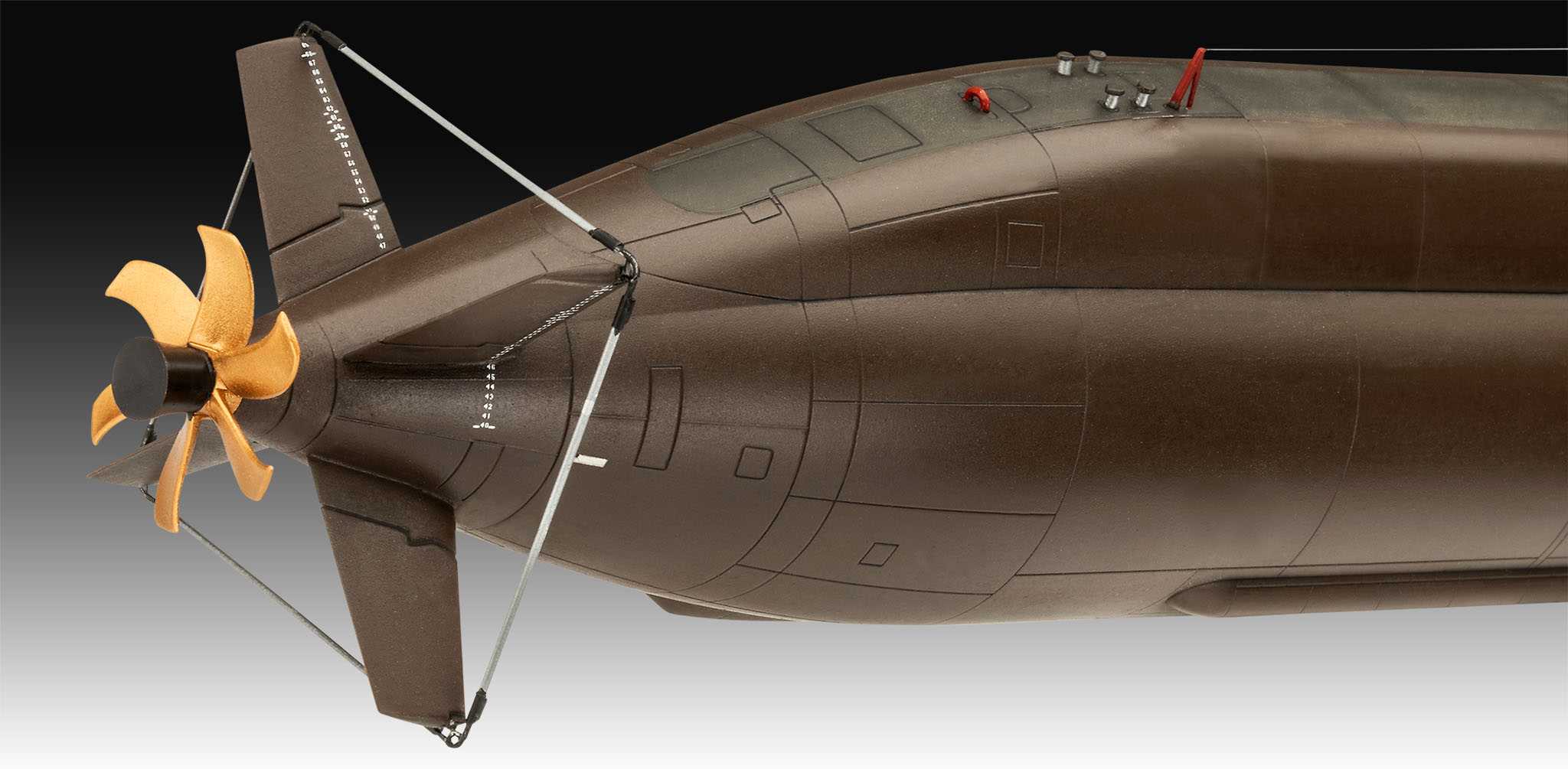 Plastic ModelKit ponorky 05186 - 70 Years Bundeswehr:Wilhelm Bauer,Type 206A,Class2 (1:144)