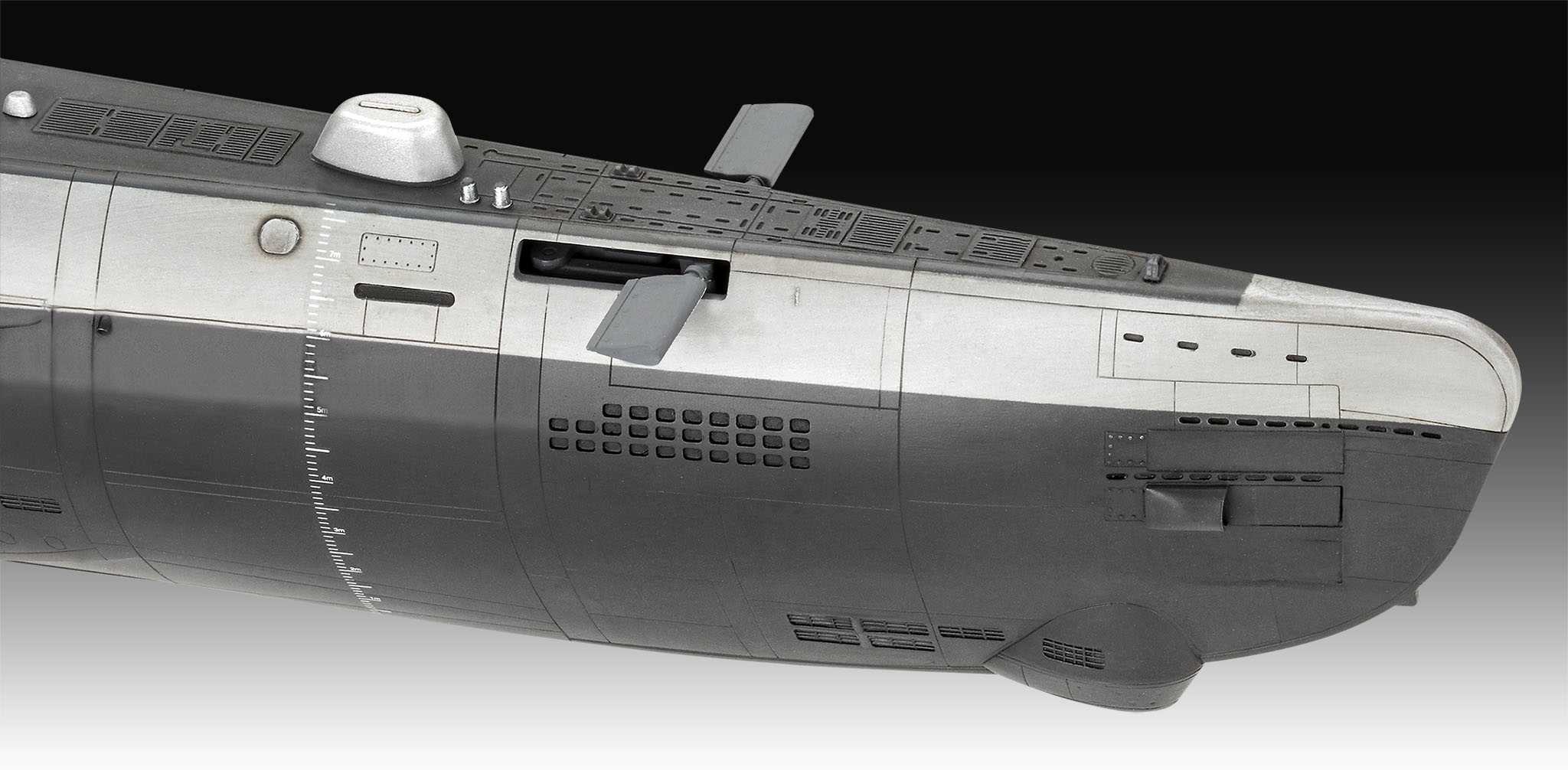 Plastic ModelKit ponorky 05186 - 70 Years Bundeswehr:Wilhelm Bauer,Type 206A,Class2 (1:144)