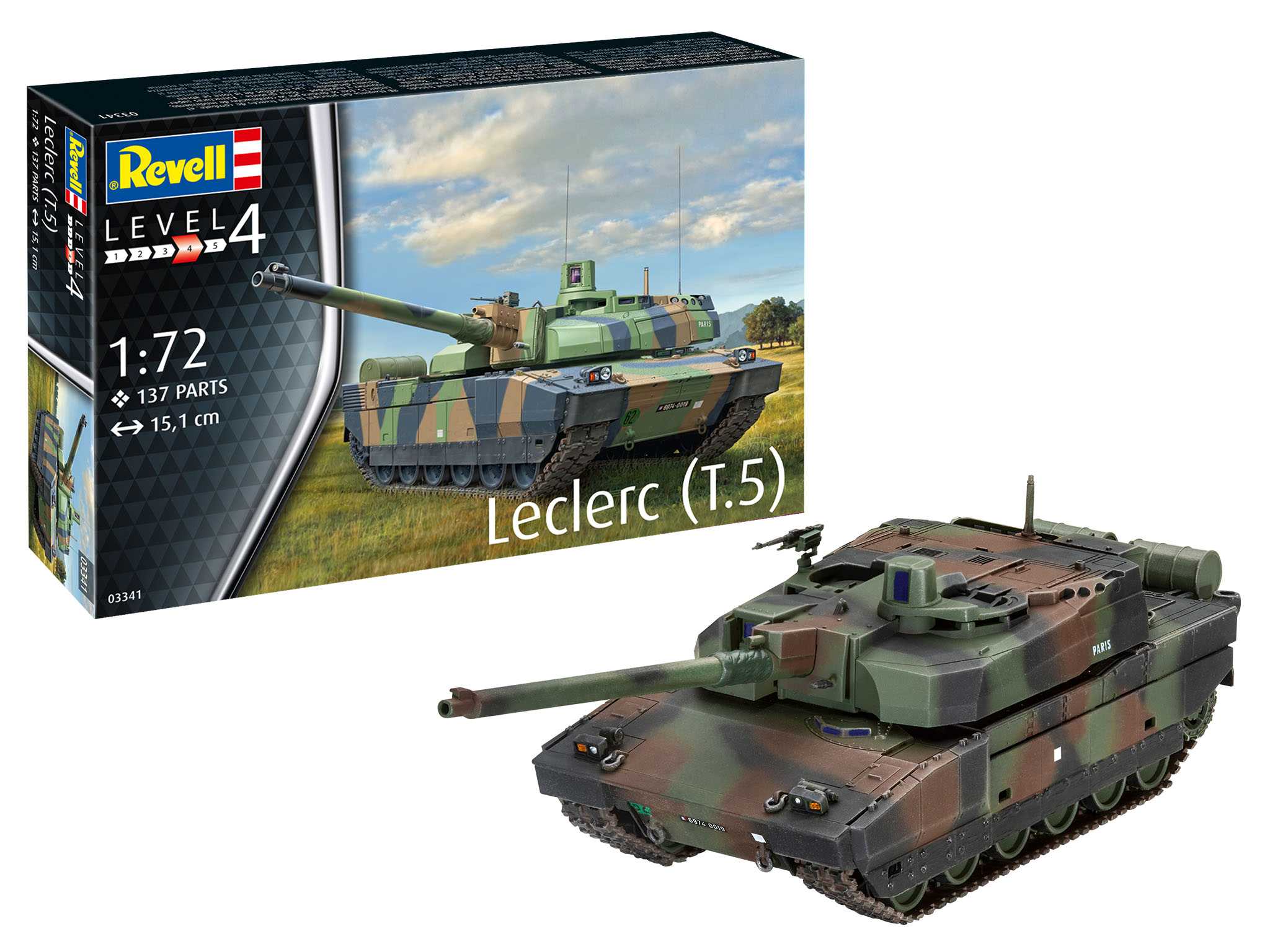 Plastic ModelKit tank 03341 - Leclerc T5 (1:72)