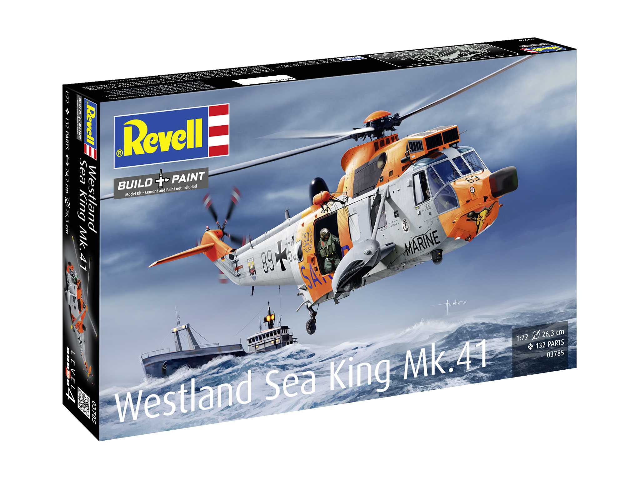 Plastic ModelKit vrtulník 03785 - Westland Sea King Mk. 41 (1:72)