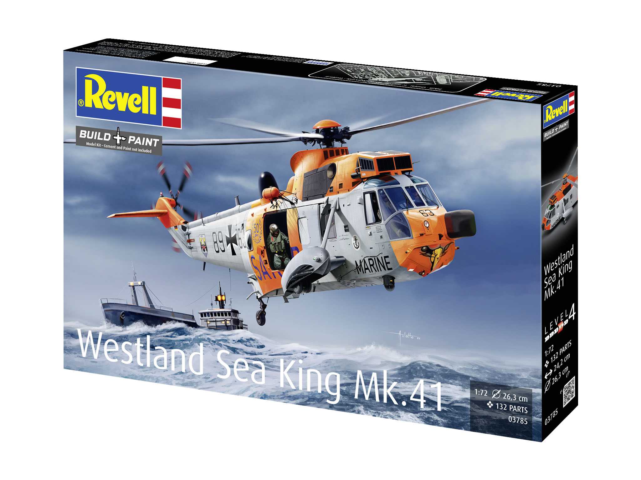Plastic ModelKit vrtulník 03785 - Westland Sea King Mk. 41 (1:72)