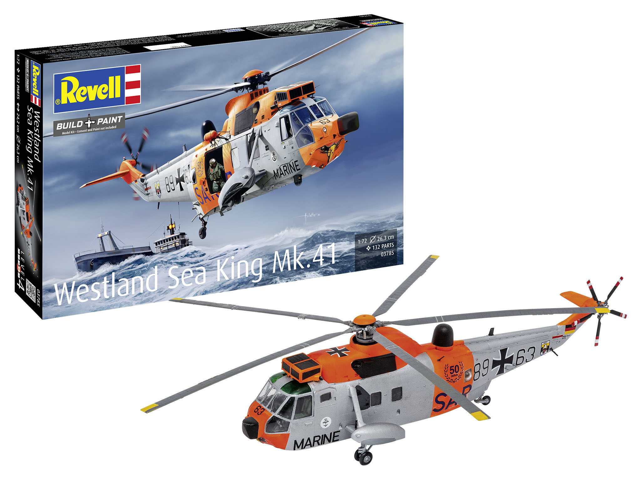 Plastic ModelKit vrtulník 03785 - Westland Sea King Mk. 41 (1:72)