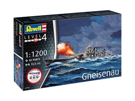 Starter Kit loď 75181 - Battleship Gneisenau (1:1200)
