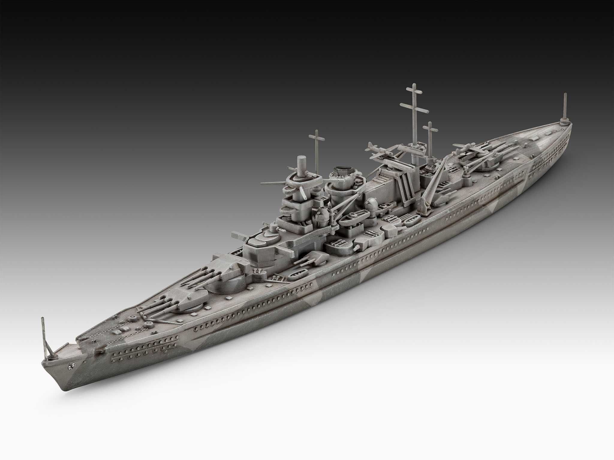 Starter Kit loď 75181 - Battleship Gneisenau (1:1200)