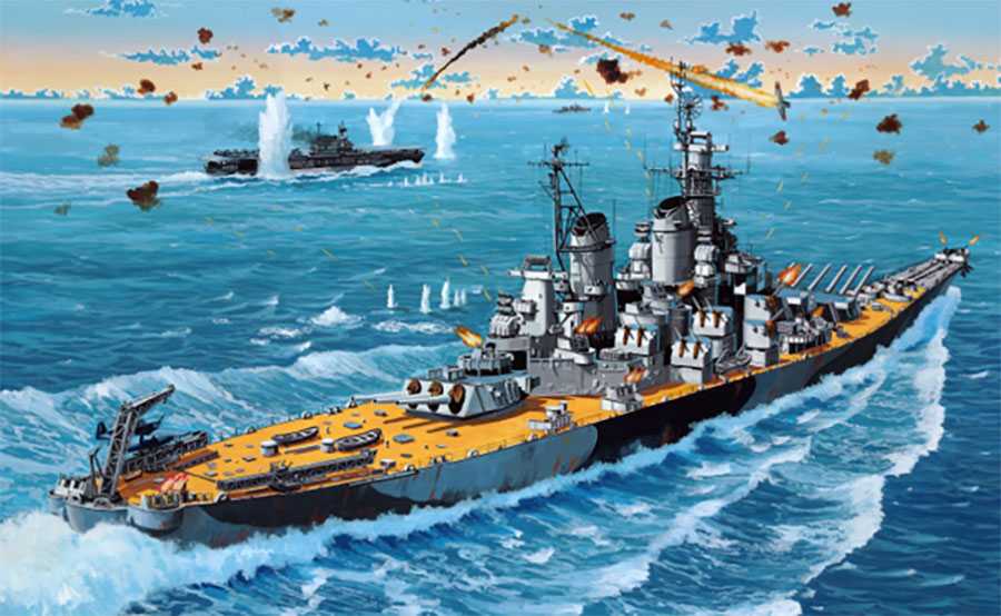 Starter Kit loď 75183 - Battleship USS New Jersey (1:1200)