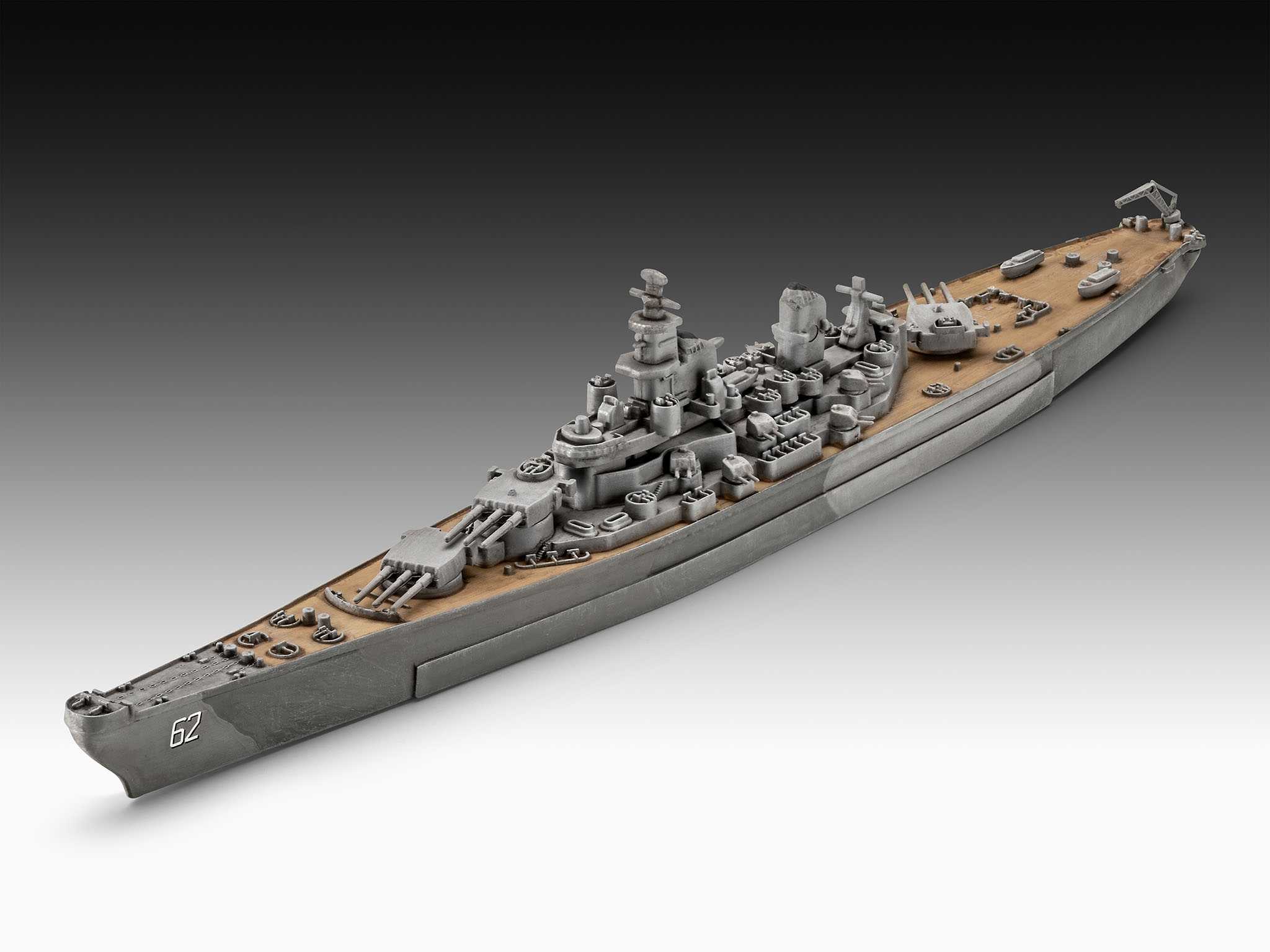 Starter Kit loď 75183 - Battleship USS New Jersey (1:1200)